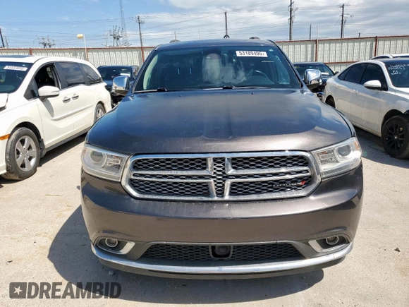 2014 Dodge Durango Citadel z VIN 1C4SDJET8EC391071, wystawiony jako Copart lot #53189405 z przebiegiem 144 887 mil mil oraz Czysty tytuł • Clean title. Historia ofert i sprzedaży dostępna na DreamBid. Obrazek 5.