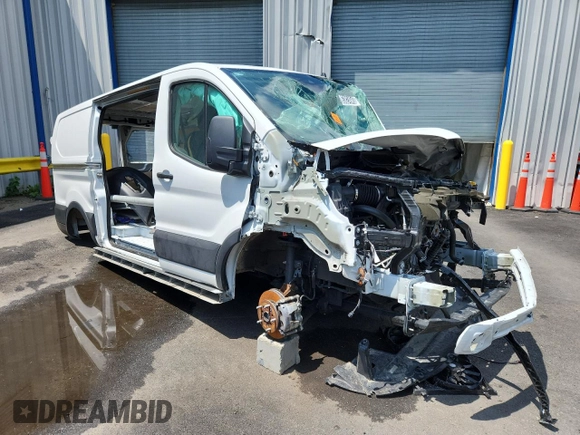 2024 Ford Transit Cargo with VIN 1FTBR1Y88RKA71141, listed as a Copart auction lot 63824945 with Not provided miles and Salvage title. Bid and sale history available at DreamBid. Image 4.