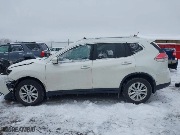 2015 Nissan Rogue SL with VIN 5N1AT2MVXFC766852, listed as a IAAI auction lot 41257381 with 134856 miles. Bid and sale history available at carsss.com. Image 15.