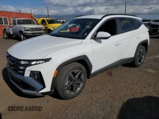 2025 Hyundai Tucson SEL with VIN 5NMJB3DE3SH463985, listed as a Copart auction lot 59556975 with 7,388 mi miles and Salvage title. Bid and sale history available at DreamBid. Image 1.
