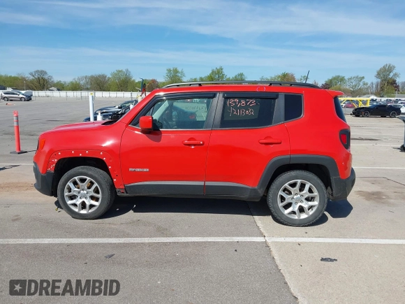 2018 Jeep Renegade Latitude with VIN ZACCJBBB0JPG91837, listed as a IAAI auction lot 42113032 with 139,873 mi miles and . Bid and sale history available at DreamBid. Image 14.