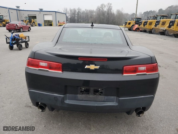 2015 Chevrolet Camaro LS with VIN 2G1FA1E36F9117167, listed as a Copart auction lot 48423655 with 199,012 mi miles and Salvage Title. Bid and sale history available at carsss.com. Image 6.