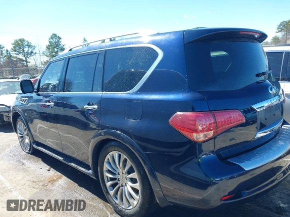 2017 Infiniti QX80 with VIN JN8AZ2NC9H9431960, listed as a IAAI auction lot 41725582 with Not provided miles and . Bid and sale history available at DreamBid. Image 14.