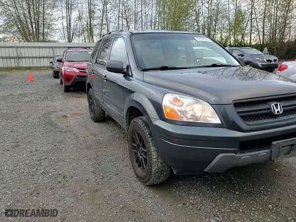 2004 Honda Pilot EX with VIN 2HKYF18604H548587, listed as a Copart auction lot 52141915 with 214,000 mi miles and Salvage Title. Bid and sale history available at carsss.com. Image 11.