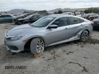 2017 Honda Civic Sedan EX with VIN 19XFC2F76HE218481, listed as a Copart auction lot 42874525 with 117,126 mi miles and Salvage Title. Bid and sale history available at carsss.com. Image 1.