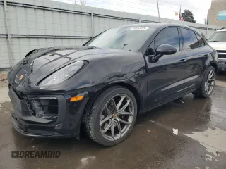 2022 Porsche Macan Turbo with VIN WP1AF2A56NLB30474, listed as a Copart auction lot 48573285 with 32,308 mi miles and Salvage title. Bid and sale history available at DreamBid. Image 1.