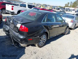 2008 Audi A4 2.0T with VIN WAUDF78E28A134584, listed as a IAAI auction lot 41300123 with 84,148 mi miles. Bid and sale history available at carsss.com. Image 4.
