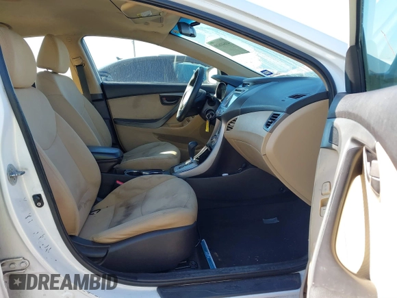 2011 Hyundai Elantra GLS with VIN 5NPDH4AE2BH002849, listed as a IAAI auction lot 41641610 with 186,923 mi miles. Bid and sale history available at carsss.com. Image 5.