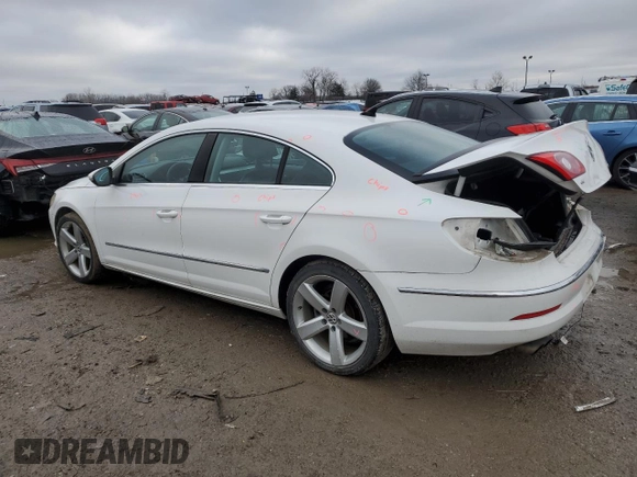 2012 Volkswagen CC Lux with VIN WVWHN7AN6CE507032, listed as a Copart auction lot 44064225 with 120,845 mi miles and Salvage Title. Bid and sale history available at carsss.com. Image 2.