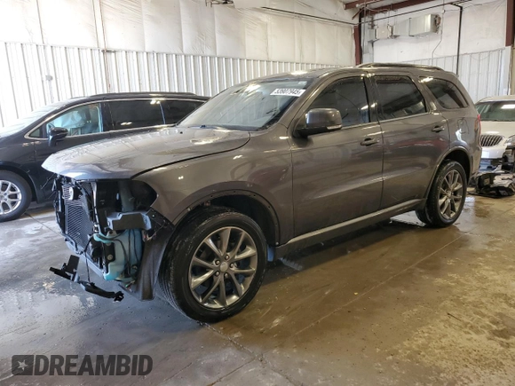 2018 Dodge Durango GT with VIN 1C4RDJDG8JC408884, listed as a Copart auction lot 53907945 with 141,889 mi miles and Clean Title. Bid and sale history available at DreamBid. Image 1.