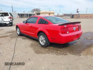 2007 Ford Mustang Deluxe with VIN 1ZVFT80N775357102, listed as a IAAI auction lot 41808731 with 143,661 mi miles. Bid and sale history available at carsss.com. Image 3.