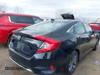2021 Honda Civic Sedan EX with VIN 2HGFC1F34MH704651, listed as a IAAI auction lot 41873028 with 46,881 mi miles. Bid and sale history available at carsss.com. Image 4.