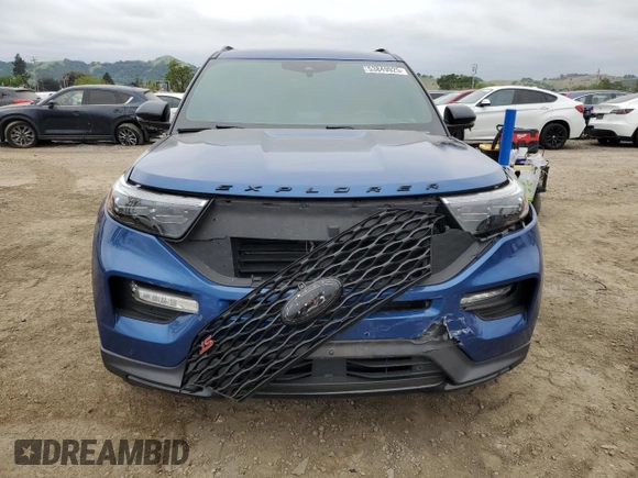 2020 Ford Explorer ST with VIN 1FM5K8GC7LGB42206, listed as a Copart auction lot 53849925 with 75,638 mi miles and Salvage Title. Bid and sale history available at DreamBid. Image 5.