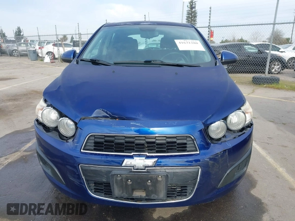 2013 Chevrolet Sonic LT with VIN 1G1JC6SB1D4171148, listed as a IAAI auction lot 41631280 with 147,874 mi miles. Bid and sale history available at carsss.com. Image 12.
