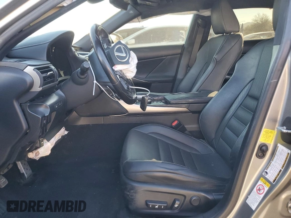 2017 Lexus IS 350 z VIN JTHBE1D21H5029354, wystawiony jako Copart lot #80158324 z przebiegiem 67 634 mil mil oraz Szkoda całkowita • Salvage title. Historia ofert i sprzedaży dostępna na DreamBid. Obrazek 7.