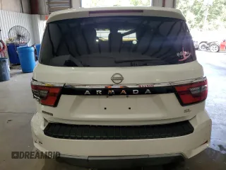 2022 Nissan Armada SL with VIN JN8AY2BCXN9160569, listed as a Copart auction lot 69998584 with 64,025 mi miles and Salvage Title. Bid and sale history available at carsss.com. Image 6.