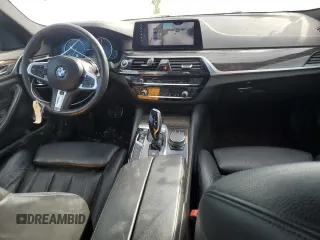 2018 BMW 5 Series 530e xDrive with VIN WBAJB1C58JG623335, listed as a Copart auction lot 44366485 with 156,322 mi miles and Salvage Title. Bid and sale history available at carsss.com. Image 8.