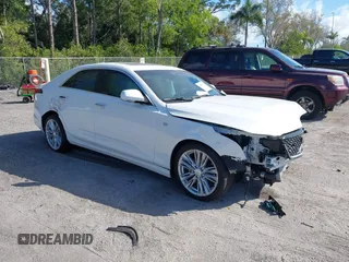2025 Cadillac CT4 Premium Luxury z VIN 1G6DB5RK3S0110690, wystawiony jako IAAI lot #41540815 z przebiegiem 1 749 mil mil oraz . Historia ofert i sprzedaży dostępna na DreamBid. Obrazek 1.