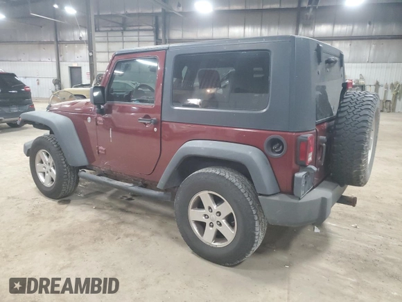 2008 Jeep Wrangler X with VIN 1J4FA24178L598825, listed as a Copart auction lot 59127274 with 189,899 mi miles and Salvage Title. Bid and sale history available at DreamBid. Image 2.