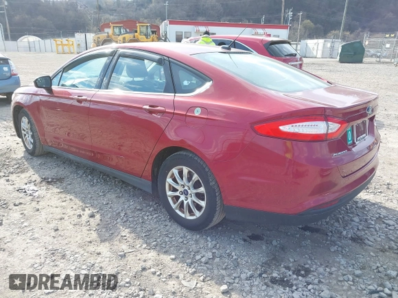 2015 Ford Fusion S with VIN 3FA6P0G72FR190407, listed as a IAAI auction lot 41875138 with 109,180 mi miles. Bid and sale history available at carsss.com. Image 3.