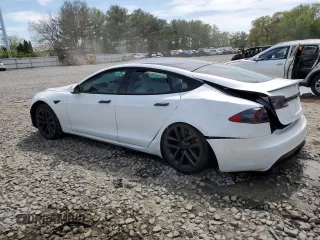 2022 Tesla Model S Plaid with VIN 5YJSA1E63NF460643, listed as a Copart auction lot 54665505 with Not provided miles and Salvage title. Bid and sale history available at DreamBid. Image 2.