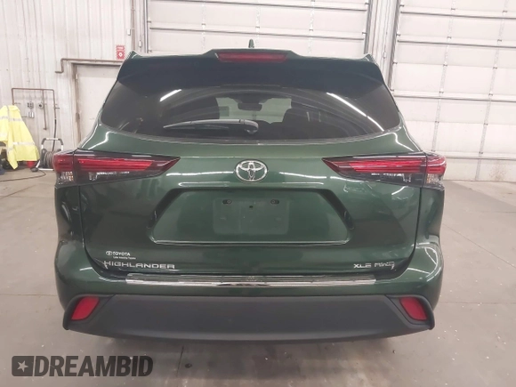 2024 Toyota Highlander LE with VIN 5TDKDRBH5RS539941, listed as a IAAI auction lot 42382715 with 19,188 mi miles and . Bid and sale history available at DreamBid. Image 17.