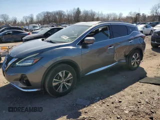 2022 Nissan Murano SV z VIN 5N1AZ2BS8NC110736, wystawiony jako Copart lot #48311945 z przebiegiem 61 160 mil mil oraz Szkoda całkowita • Salvage title. Historia ofert i sprzedaży dostępna na DreamBid. Obrazek 1.