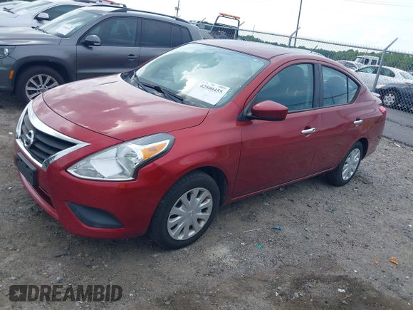 2019 Nissan Versa SV with VIN 3N1CN7AP5KL835880, listed as a IAAI auction lot 42500455 with 106,315 mi miles and . Bid and sale history available at DreamBid. Image 2.