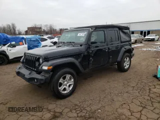 2022 Jeep Wrangler Unlimited Sport S with VIN 1C4HJXDGXNW242038, listed as a Copart auction lot 44771015 with 40,582 mi miles and Salvage Title. Bid and sale history available at DreamBid. Image 1.