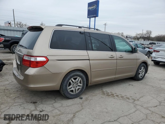 2006 Honda Odyssey EX-L with VIN 5FNRL38626B411094, listed as a Copart auction lot 51421435 with 282,075 mi miles and Salvage Title. Bid and sale history available at carsss.com. Image 3.