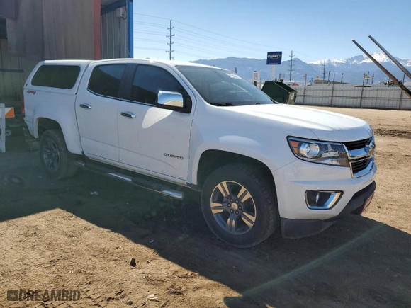 2016 Chevrolet Colorado 4WD LT with VIN 1GCGTCE35G1392021, listed as a Copart auction lot 47250845 with 57,999 mi miles and Salvage Title. Bid and sale history available at carsss.com. Image 4.