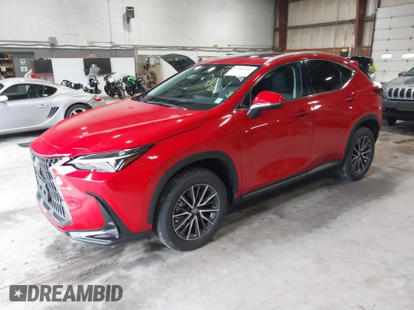 2025 Lexus NX 350 Premium z VIN 2T2GGCEZ5SC086994, wystawiony jako IAAI lot #42482143 z przebiegiem 169 mil mil oraz . Historia ofert i sprzedaży dostępna na DreamBid. Obrazek 2.
