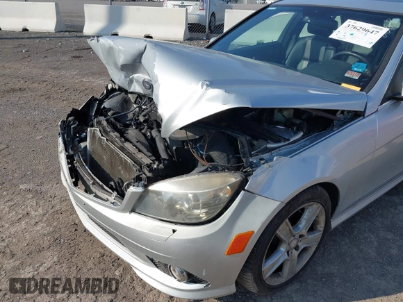2010 Mercedes-Benz C 300 Sport with VIN WDDGF8BB8AF458058, listed as a IAAI auction lot 41107545 with Not Provided miles and . Bid and sale history available at carsss.com. Image 6.