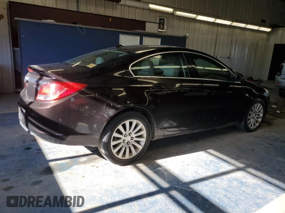 2011 Buick Regal CXL RL1 with VIN W04GN5EC1B1075541, listed as a Copart auction lot 89269135 with 238,742 mi miles and Clean Title. Bid and sale history available at carsss.com. Image 3.