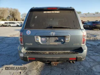 2006 Honda Pilot EX-L with VIN 2HKYF18786H554892, listed as a Copart auction lot 47960915 with 222,377 mi miles and Clean Title. Bid and sale history available at DreamBid. Image 6.