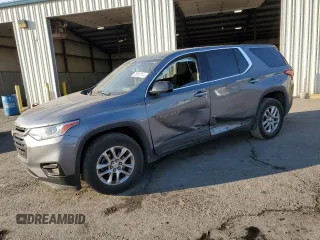 2018 Chevrolet Traverse LS with VIN 1GNEVFKW7JJ246977, listed as a Copart auction lot 78217714 with 82,136 mi miles and Salvage Title. Bid and sale history available at carsss.com. Image 1.