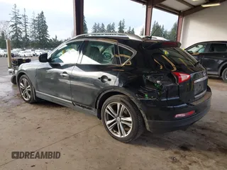 2012 Infiniti EX Journey with VIN JN1AJ0HR0CM452115, listed as a IAAI auction lot 41625220 with 168,146 mi miles. Bid and sale history available at carsss.com. Image 3.