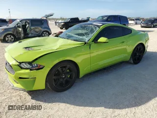 2020 Ford Mustang EcoBoost with VIN 1FA6P8THXL5121203, listed as a Copart auction lot 85066554 with 97,922 mi miles and Salvage Title. Bid and sale history available at carsss.com. Image 1.