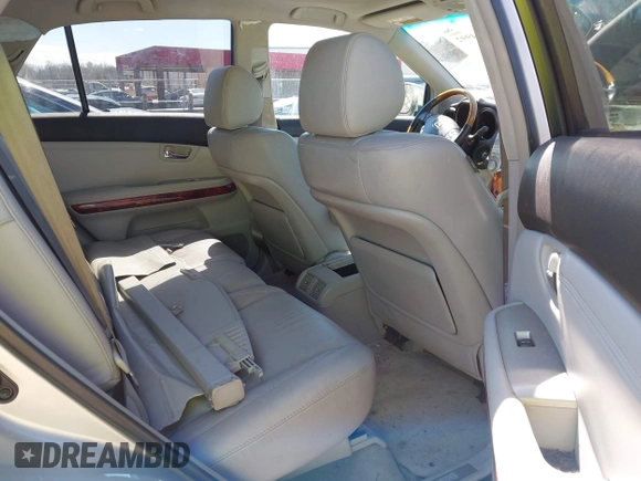 2008 Lexus RX 350 with VIN 2T2GK31U58C053916, listed as a IAAI auction lot 41824992 with 217,487 mi miles and . Bid and sale history available at DreamBid. Image 8.