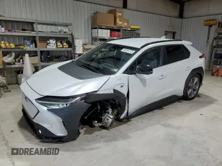 2024 Subaru Solterra Premium с VIN JTMABABA3RA053017, выставлен на аукционе Copart как лот 56164175 с пробегом 7 885 миль миль и Списание • Salvage title. История ставок и продаж доступна на DreamBid. Изображение 1.