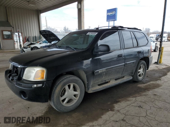 2005 GMC Envoy SLE z VIN 1GKDT13S552130173, wystawiony jako Copart lot #50766595 z przebiegiem Nie podano mil oraz Czysty tytuł • Clean title. Historia ofert i sprzedaży dostępna na DreamBid. Obrazek 1.