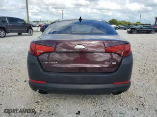2013 Kia Optima EX with VIN 5XXGN4A70DG133283, listed as a Copart auction lot 52434925 with 102,607 mi miles and Clean Title. Bid and sale history available at carsss.com. Image 6.