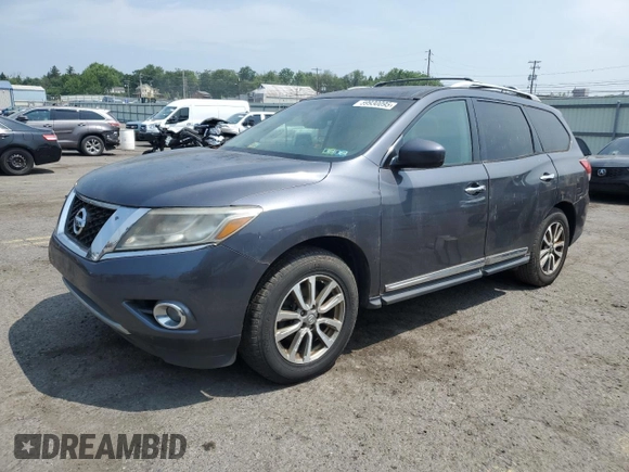 2013 Nissan Pathfinder SV z VIN 5N1AR2MM1DC609665, wystawiony jako Copart lot #59930095 z przebiegiem 205 868 mil mil oraz Czysty tytuł • Clean title. Historia ofert i sprzedaży dostępna na DreamBid. Obrazek 1.