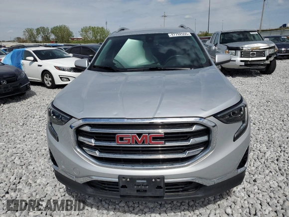 2020 GMC Terrain SLT with VIN 3GKALVEV1LL137814, listed as a Copart auction lot 47792555 with 92,714 mi miles and Salvage Title. Bid and sale history available at DreamBid. Image 5.