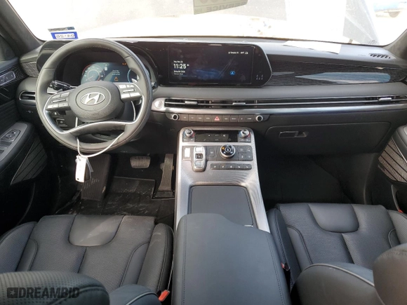 2024 Hyundai Palisade Calligraphy Night Edition with VIN KM8R7DGE5RU759708, listed as a Copart auction lot 81803014 with 7,109 mi miles and Salvage Title. Bid and sale history available at carsss.com. Image 8.