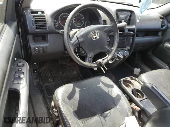 2005 Honda CR-V EX SE with VIN SHSRD78945U303551, listed as a Copart auction lot 54303975 with Not Provided miles and Salvage Title. Bid and sale history available at DreamBid. Image 8.