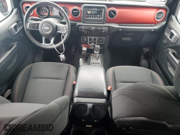 2018 Jeep Wrangler Unlimited Rubicon with VIN 1C4HJXFNXJW141877, listed as a Copart auction lot 55913055 with 71,503 mi miles and Salvage title. Bid and sale history available at DreamBid. Image 8.