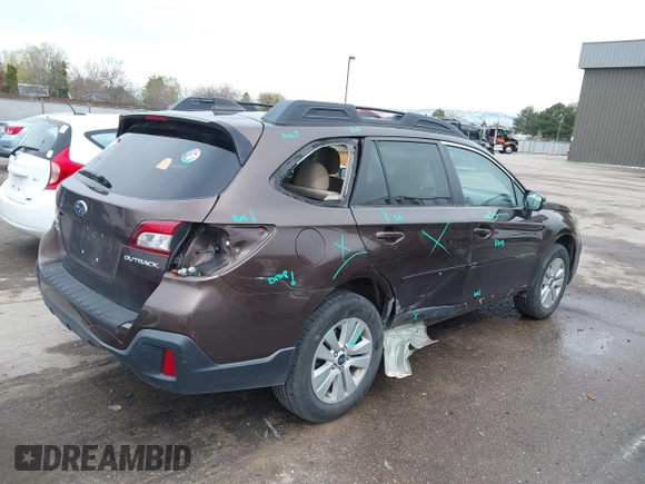 2019 Subaru Outback Premium with VIN 4S4BSAHC6K3264148, listed as a IAAI auction lot 41912840 with 78,440 mi miles. Bid and sale history available at carsss.com. Image 4.