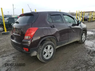 2021 Chevrolet Trax LS with VIN KL7CJNSB3MB356195, listed as a Copart auction lot 46812335 with 0 mi miles and Salvage Title. Bid and sale history available at carsss.com. Image 3.