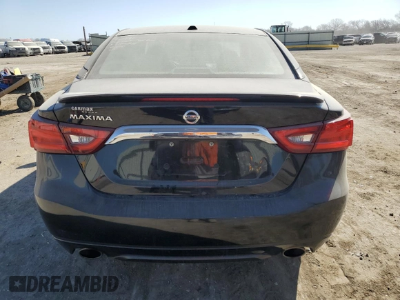 2017 Nissan Maxima S with VIN 1N4AA6AP8HC425563, listed as a Copart auction lot 48754235 with 50,812 mi miles and Salvage Title. Bid and sale history available at DreamBid. Image 6.